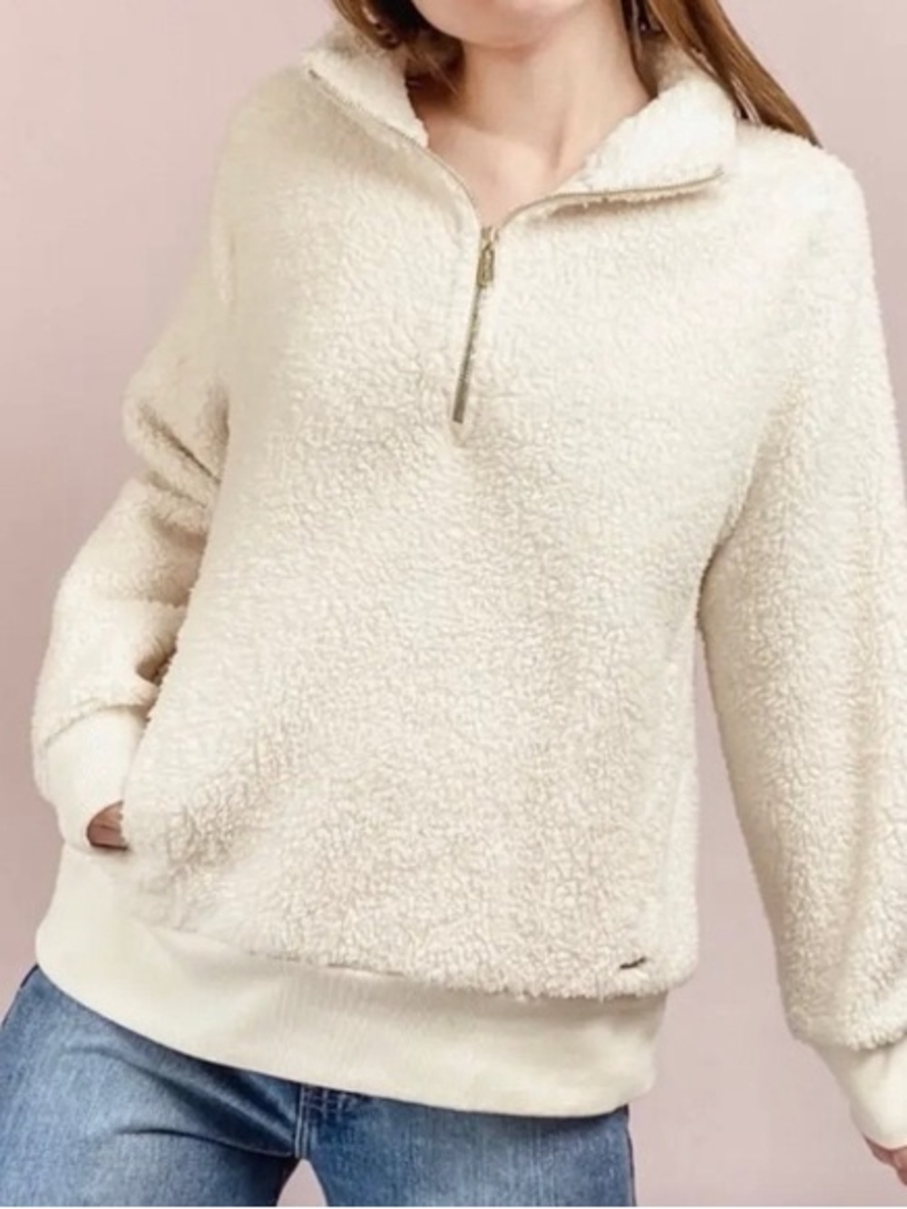 Calvin Klein - Teddy fleece sweatshirt